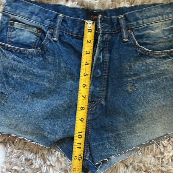 Chimala Japanese Selvedge Denim Cut Off Shorts - Picture 9 of 10